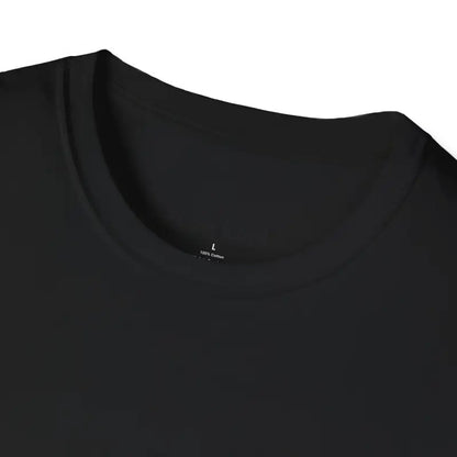 Black Flock Mama Unisex Softstyle T-Shirt designed for bird lovers and enthusiasts