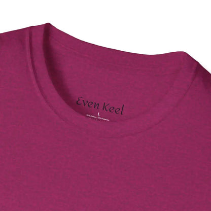 Maroon Flock Mama Unisex Softstyle T-Shirt for Bird Lovers displayed on a white background
