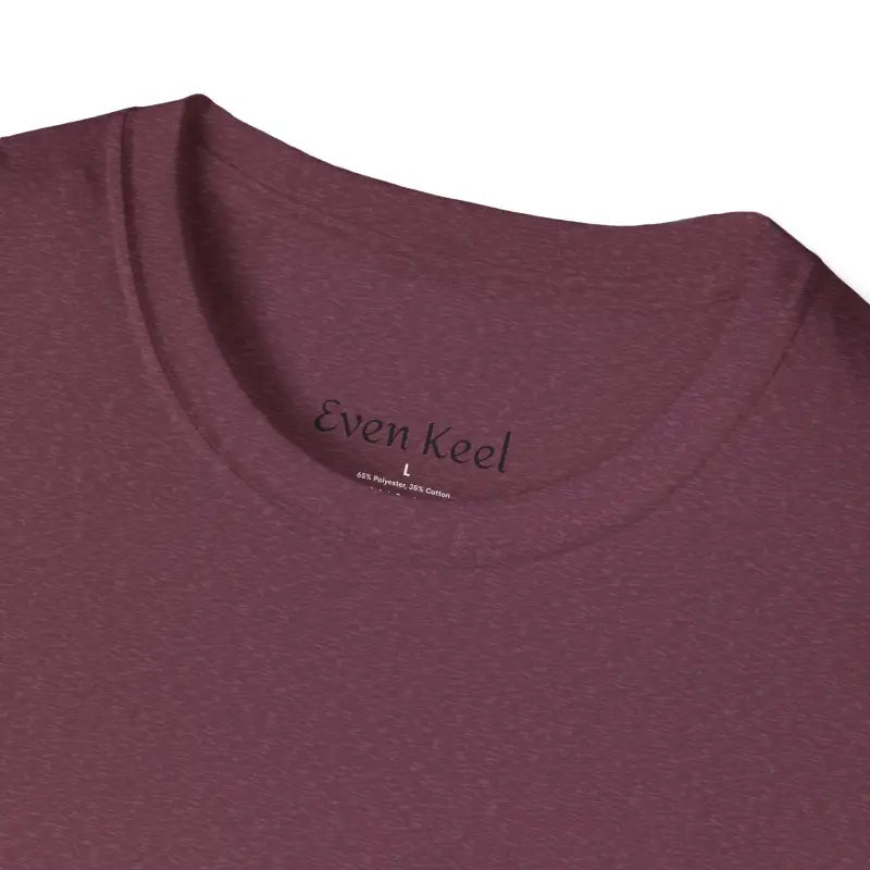 Maroon Flock Mama Unisex Softstyle T-Shirt for Bird Lovers displayed prominently
