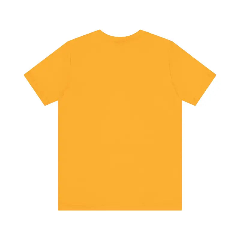 Mustard-colored Retro Peace Sign T-Shirt for stylish casual and activist wear