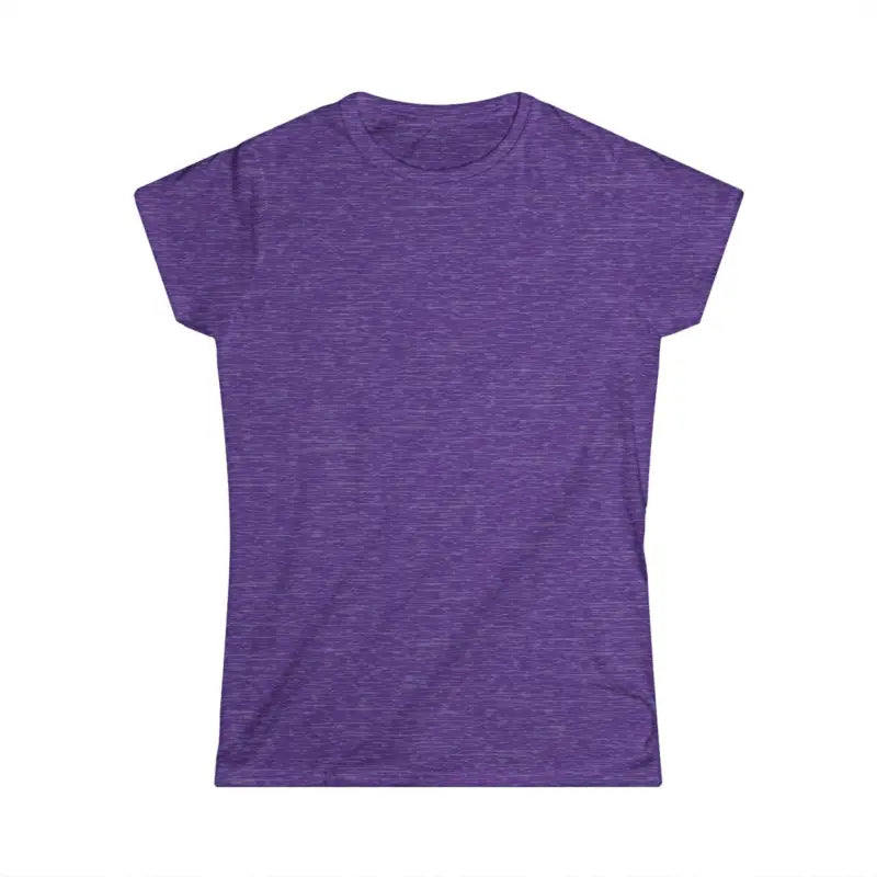 Purple heathered t-shirt from Golden Days Dog Tee for Women Golden Retriever Lovers