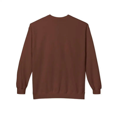 Brown long-sleeved sweatshirt from Gray Block Island Nautical with compass design