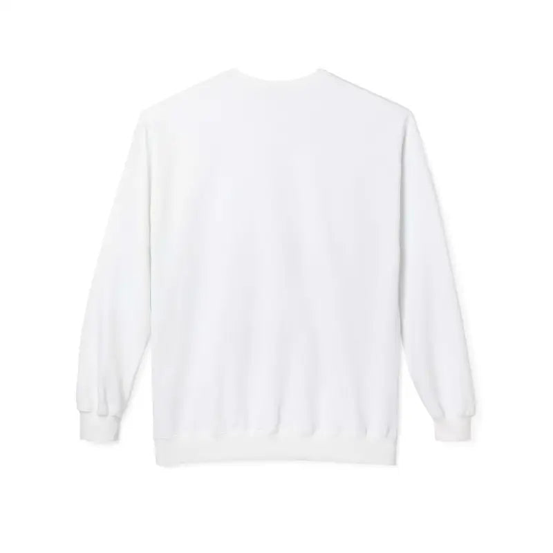 White long-sleeved sweatshirt from Gray Block Island with nautical compass design