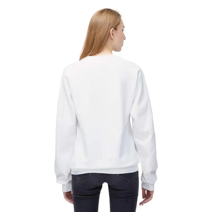 White long-sleeved sweatshirt featuring Gray Block Island Nautical design with compass