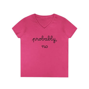 Pink V-neck t-shirt from the Heliconia V Neck T Shirt collection in Red Pink and Gray
