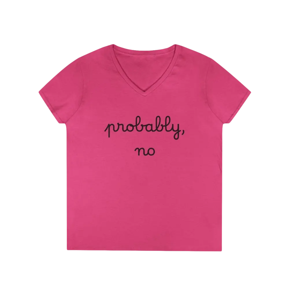 Pink V-neck t-shirt from the Heliconia V Neck T Shirt collection in Red Pink and Gray