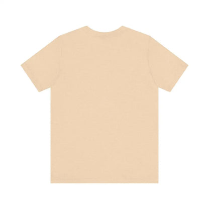 Beige short-sleeved t-shirt from Life’s a Beach Unisex Tee Tropical Vacation Shirt