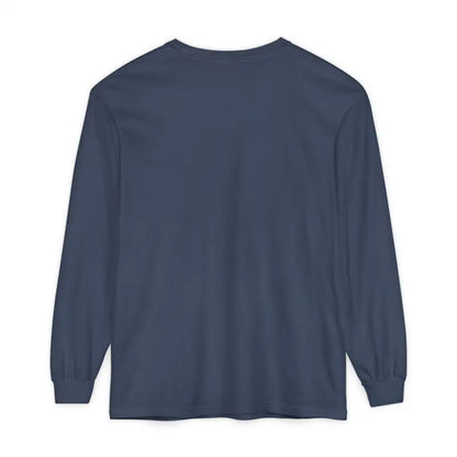 Blue long-sleeved shirt featured with Yellow Long Sleeved Shirt with Newport Graphic