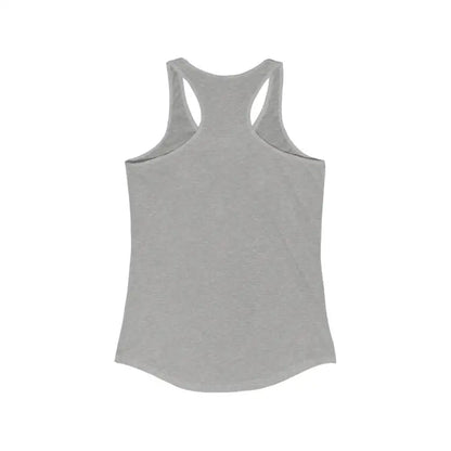 Gray racerback tank top from the Love You To The Beach And Back collection for women