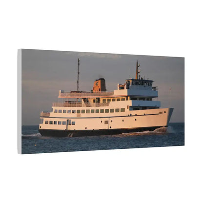 White passenger ferry M/V Anna C Block Island Ferry in Ocean Cruiser Decor
