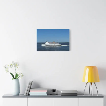 Ferry boat canvas print of M/V Carol Jean Block Island Ferry nautical decor