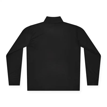 Black long-sleeved collared shirt from Men Simple Block Island Quarter Zip Pullover