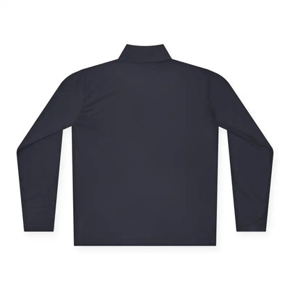 Navy blue long-sleeved quarter-zip shirt from Men Simple Block Island Pullover