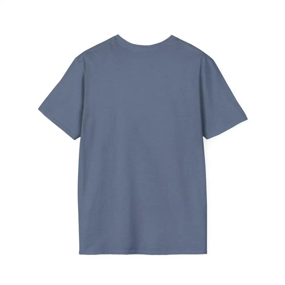 Blue short-sleeved Mountain Graphic Scenic Route T Shirt displayed on a mannequin