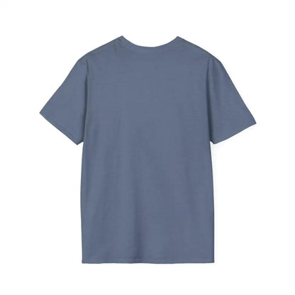 Blue short-sleeved Mountain Graphic Scenic Route T Shirt displayed on a mannequin