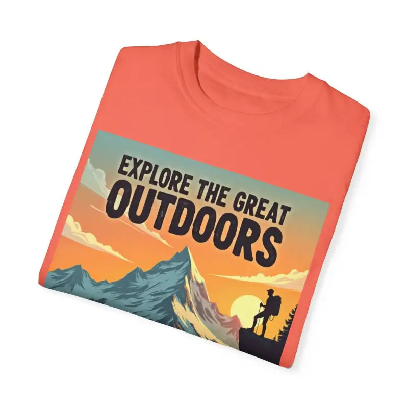 Folded Mountain Graphic T Shirt featuring outdoor graphic for enthusiasts