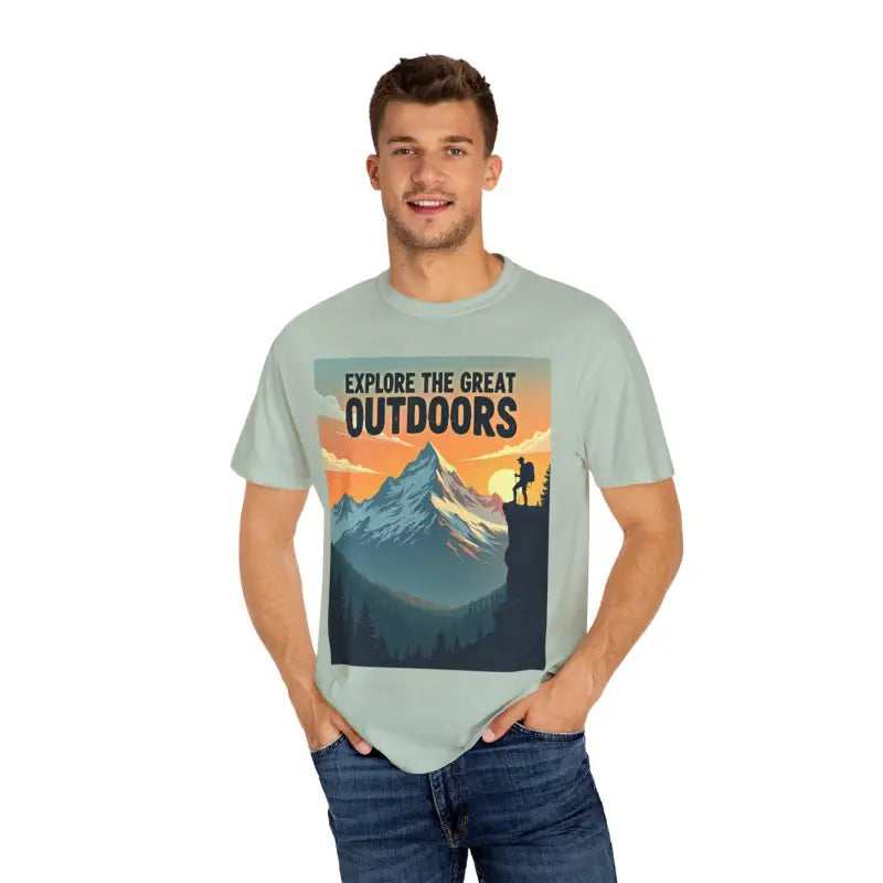 Mountain Graphic T Shirt for Outdoor Enthusiasts featuring a stylish design