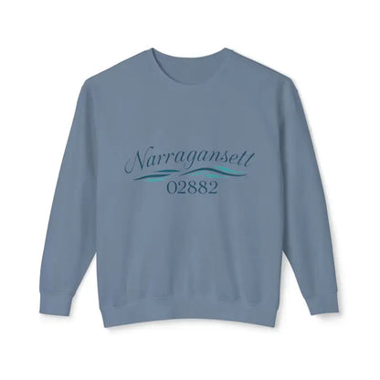 Blue sweatshirt from the Narragansett 02882 Unisex Lightweight Crewneck collection
