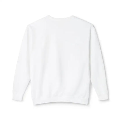 White long-sleeved sweatshirt from Narragansett 02882 Unisex Lightweight Crewneck collection