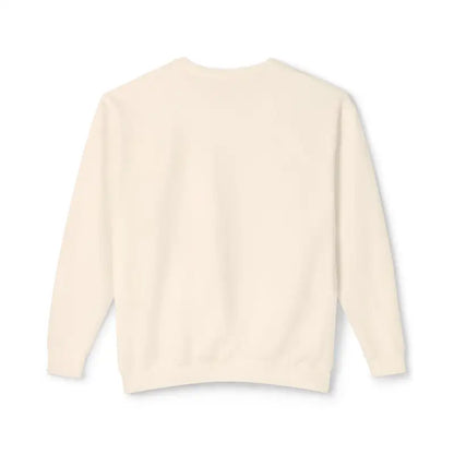 Cream-colored long-sleeved sweater from Narragansett 02882 unisex lightweight sweatshirt