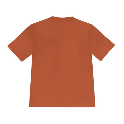 Plain orange t-shirt from Narragansett Beach Lifeguard Unisex Moisture Wicking collection