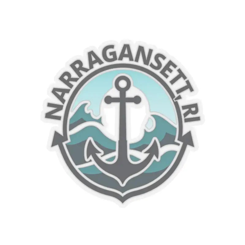 Nautical anchor emblem on Narragansett Nautical Anchor Sticker for marine enthusiasts