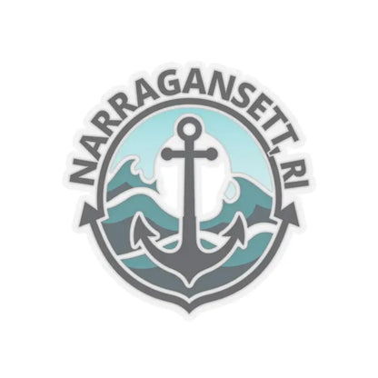Nautical anchor emblem on Narragansett Nautical Anchor Sticker for marine enthusiasts