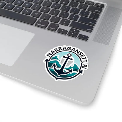 Narragansett RI nautical anchor sticker showcasing coastal and maritime themes