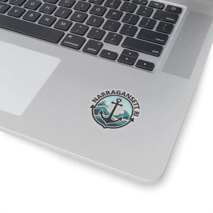 Narragansett Nautical Anchor Sticker showcasing coastal design from Rhode Island