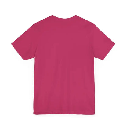 Magenta short-sleeved Narragansett Sailing Tee unisex t-shirt displayed on a white background