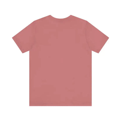 Dusty rose-colored Narragansett Sunset Unisex Jersey Tee displayed on a neutral background