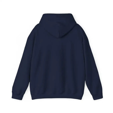 Navy blue hooded sweatshirt featuring American Flag and Maritime Signal Flag design