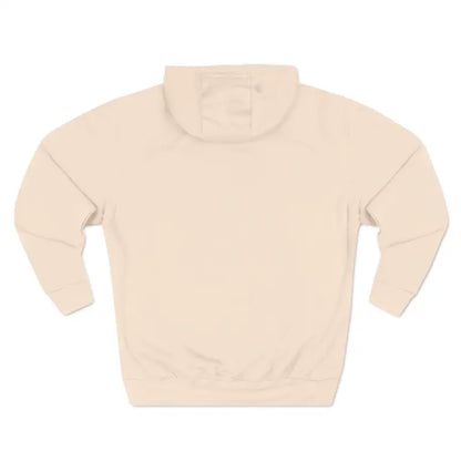 Beige hooded sweatshirt featured in Navy Blue Snowboarding Fleece Hoodie product image