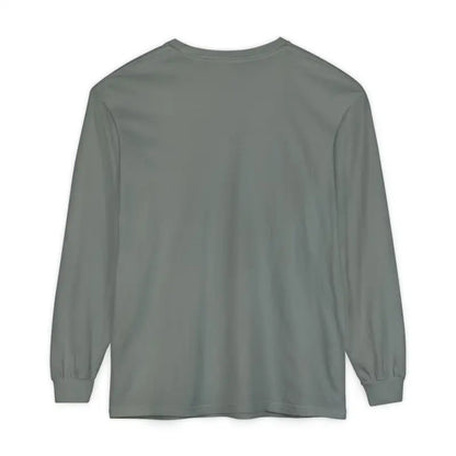 Gray long-sleeved Newport Beach T-shirt in relaxed coastal style
