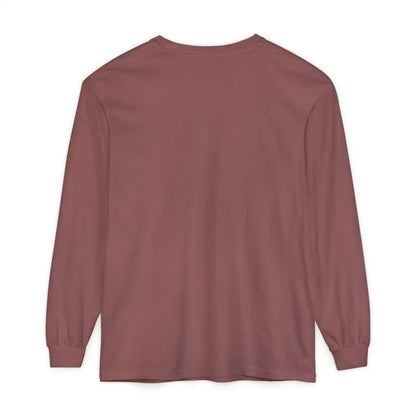 Mauve long-sleeved Newport Beach T-shirt showcasing relaxed coastal style