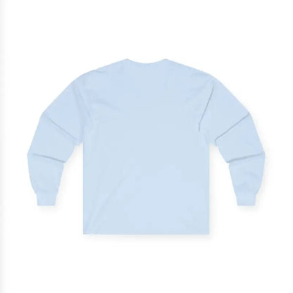 Light blue long-sleeved Newport Coastal Vibes Unisex Shirt displayed prominently
