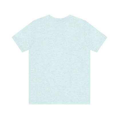 Light blue Newport Graphic Unisex Coastal Jersey Tee displayed for online shopping
