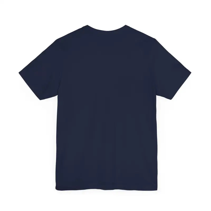 Navy blue Newport Graphic Unisex Coastal Jersey Tee displayed on a neutral background