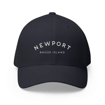 Dark blue Newport Rhode Island embroidered cap, a stylish casual hat for outdoor wear