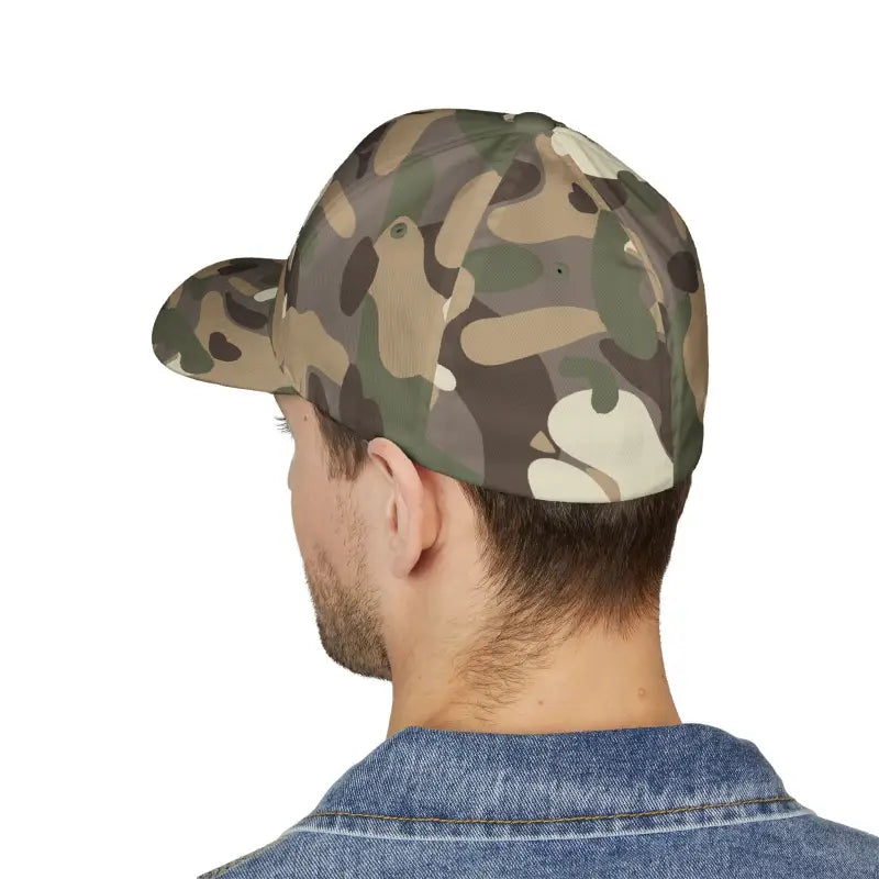 Camouflage baseball cap featuring Newport Rhode Island embroidery for stylish casual wear