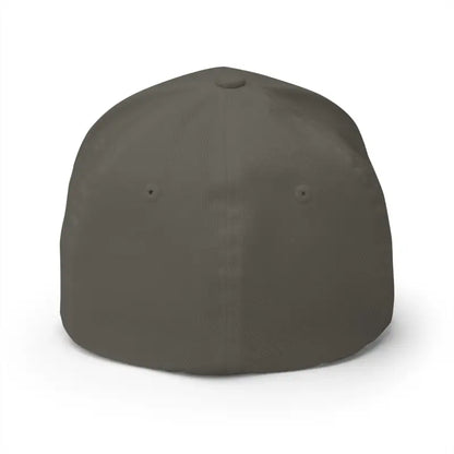 Gray fitted baseball cap from Newport Rhode Island Embroidered Cap stylish casual hat