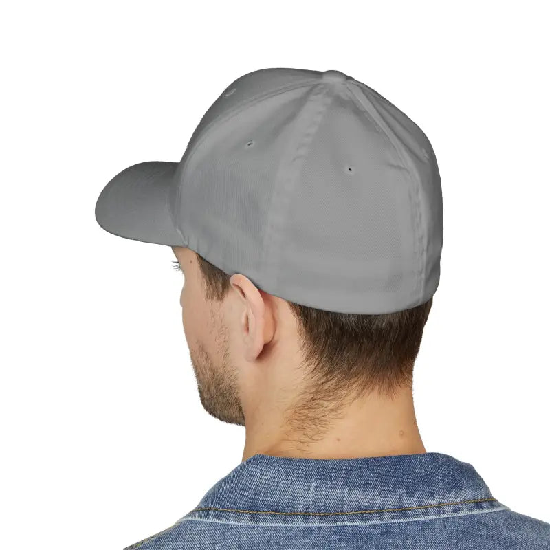 Gray baseball cap featuring Newport Rhode Island embroidery for stylish casual wear