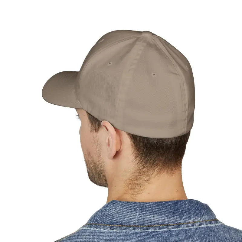 Khaki baseball cap featuring Newport Rhode Island embroidery for a stylish casual look