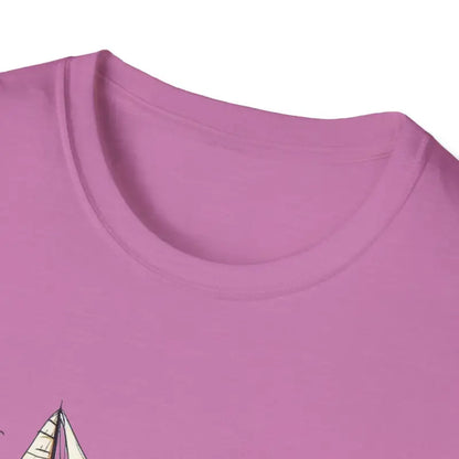 Pink crew neck t-shirt from Newport Sailing Softstyle Unisex T Shirt collection