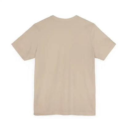 Beige short-sleeved t-shirt from Newport Surfing Inspired Unisex Jersey Tee collection