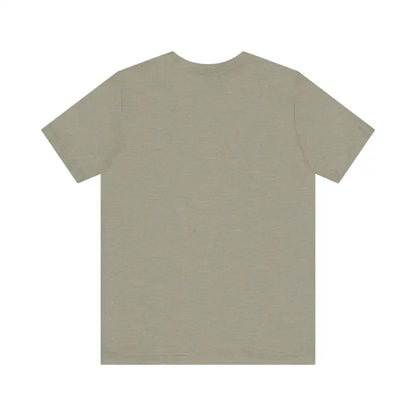 Khaki-colored Newport Surfing Inspired Unisex Jersey Tee displayed on a white background