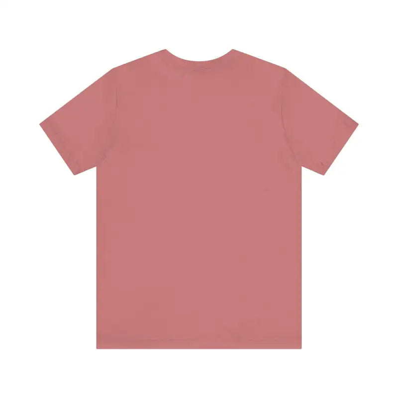 Rose-colored Nobody Likes a Shady Beach Unisex Tee displayed on a neutral background