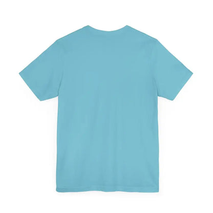 Light blue Nobody Likes a Shady Beach Unisex Tee displayed prominently