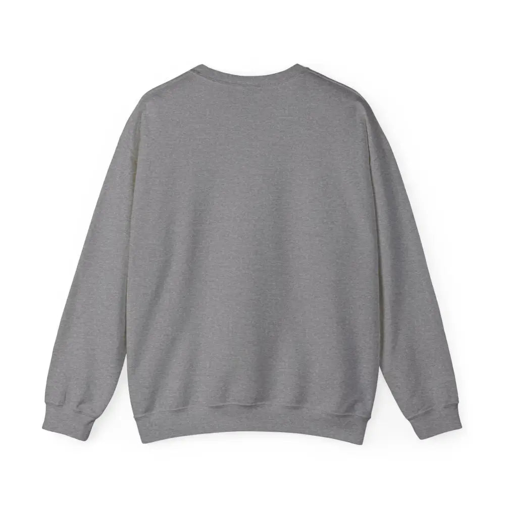 Gray crewneck sweatshirt featuring Oh Bite Me Fishing design for anglers