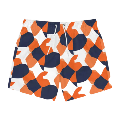 Patterned Swim Trunks featuring vibrant designs perfect for summer beach outings